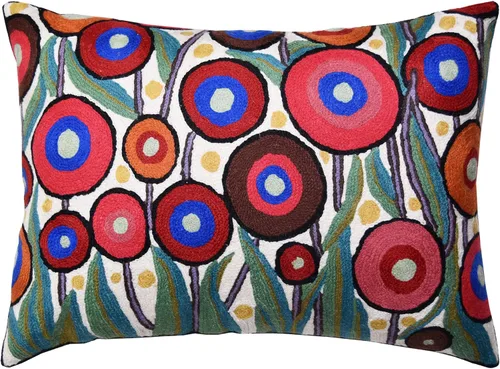 Vista 8 de Funda de almohada lumbar Hundertwasser biomorfo, funda de almohada abstracta moderna para sofá, casa de campo, para silla de exterior, cojines