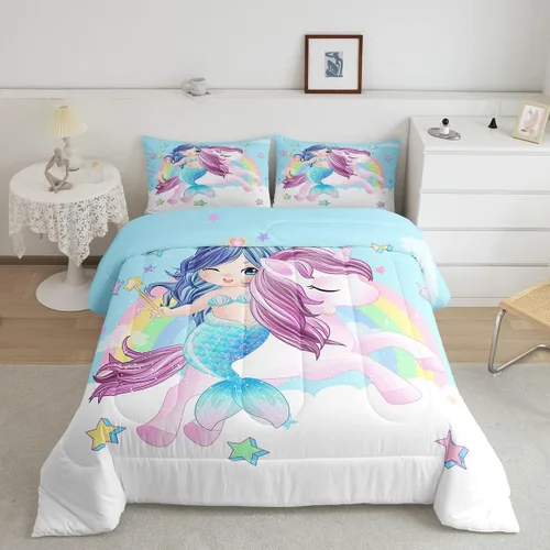Vista 15 de Lindo Juego de Edredón de Elefante Juego de Ropa de Cama de Animales de Dibujos Animados para Niños Niñas Mujeres Adultos Edredón de Hojas