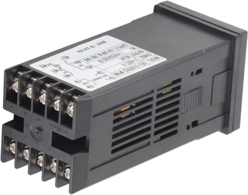 Vista 5 de Controlador de temperatura PID, alarma de 32.0 °F-122.0 °F REX-C100 Termostato inteligente digital LED PID controlador de temperatura AC110V-240V
