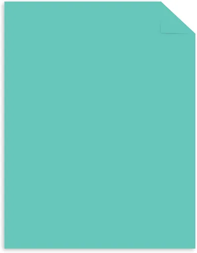 Vista 2 de Astrobrights Mega Collection, Cartulina de colores, Bliss azul pastel punchy, 320 hojas, 65 lb./176 gsm, 8.5" x 11" - Más hojas (91746)