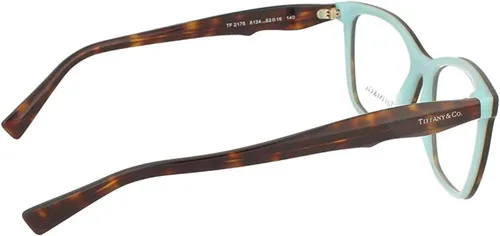 Vista 4 de Gafas graduadas Tiffany TF 2175 8134 Havana On Azul