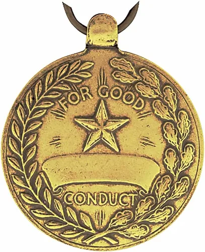 Vista 3 de Medalla de buena conducta del ejército (AGCM), Bronce, No es una piedra preciosa