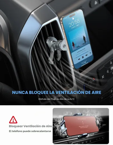Vista 7 de eSamcore Soporte magnético para teléfono MagSafe para ventilación de aire