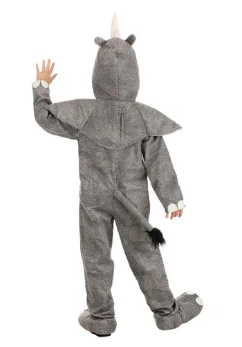 Vista 2 de Disfraz de Rinoceronte para Niños Multicolor