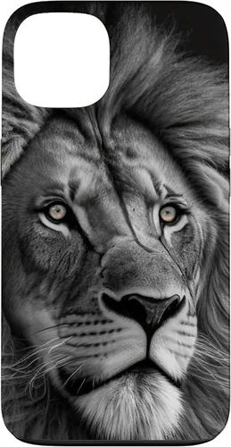 Vista 7 de Funda de retrato oscuro con cara de león para iPhone 16