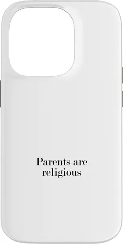 Vista 17 de iPhone 16 Parents are religious Case