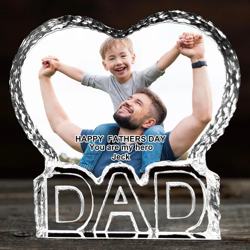 Vista 5 de Marco de fotos personalizado, regalos de Navidad para mujeres y hombres, regalos de Navidad para mamá, papá, esposo, esposa de hijo, hija, marco