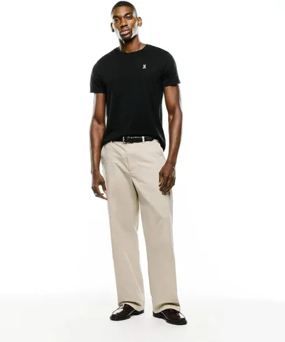 Vista 5 de Camiseta clásica de cuello redondo para hombre - B6U014Z1PC 001 negro