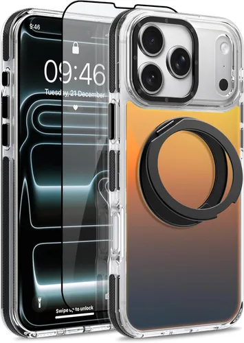 Vista 70 de Funda magnética para Google Pixel 10 Pro XL [compatible con Magsafe] [bonito diseño fluorescente de moda] a prueba de golpes, delgada, translúcida
