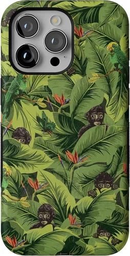 Vista 63 de Funda Casely para iPhone 15 Pro Max Todas las sonrisas Adhesivo de cara sonriente Compatible con MagSafe Diseño protector audaz
