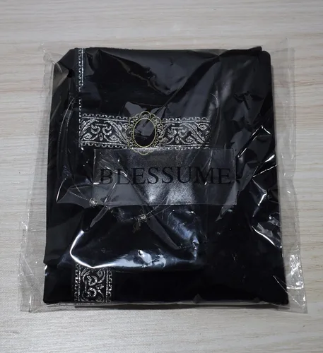 Vista 7 de BLESSUME Mantel de tarot de altar para lectura con bolsa negra