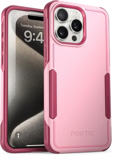 Vista 19 de Poetic Neon - Funda para iPhone 14 Pro Max, resistente de doble capa, delgada, a prueba de golpes, compatible con carga inalámbrica, antideslizante