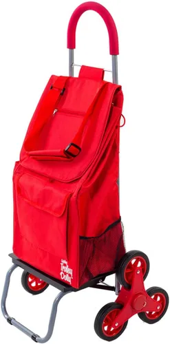 Vista 6 de dbest Products Carrito de escalador de escaleras Dolly con correas de mochila, carrito de compras Apartamento plegable para condominio