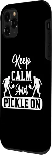 Vista 2 de Funda para iPhone 11 Pro Max Pickleball Jugador Pickleball, Paddle Ball
