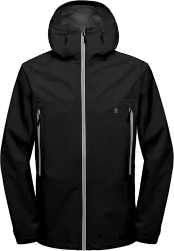 Vista 2 de Little Donkey Andy Men's High-performance 3L Hard Shell Waterproof Rain Jacket Breathable Rain Gear for Hiking,Travelling C1.black【alto rendimiento】
