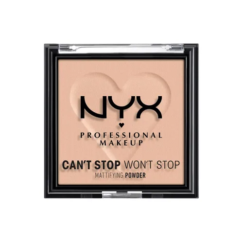 Vista 14 de NYX Professional Makeup Can't Stop Won't Stop - Polvo compacto matificante (claro)
