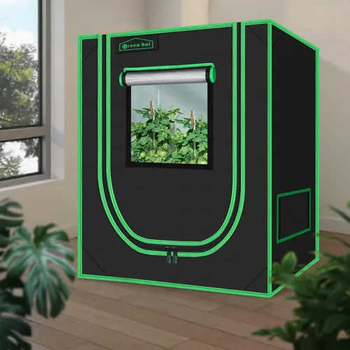 Vista 2 de Tienda de cultivo pequeña para plantas de interior de 18 x 30 x 36 pulgadas, tiendas de cultivo hidropónico Mylar para interiores, sala de cultivo