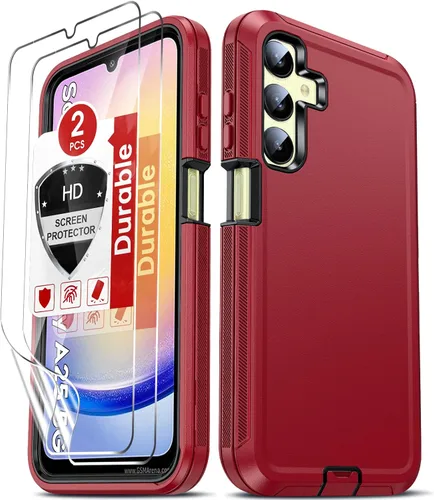 Vista 33 de LeYi Funda compatible con Samsumg Galaxy A05 4G: Galaxy A05 4G con resistente a los golpes, 3 en 1 de cuerpo completo, protección resistente