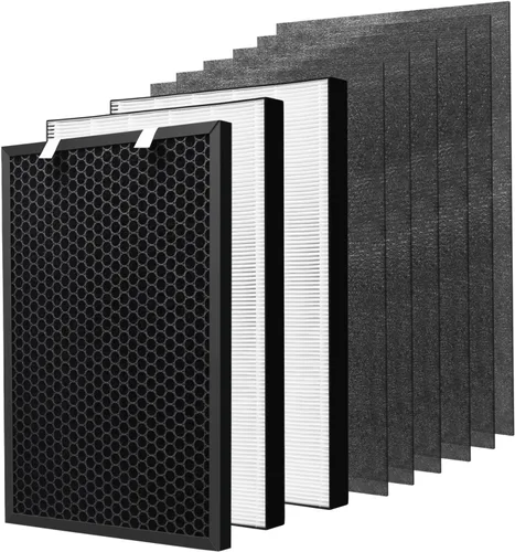 Vista 9 de 1 juego de filtro de repuesto Air220 Air320 compatible con purificador de aire Bissell Air220 Air320 2768A 2609A, incluye postes, prefiltros
