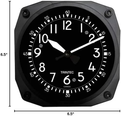 Vista 4 de Trintec Reloj de instrumentos de cabina de avión serie 9065 6.5