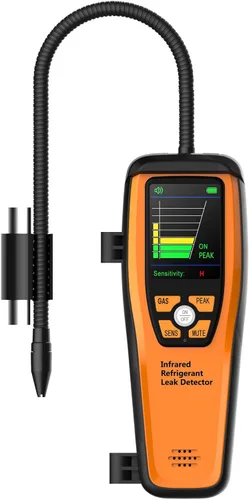 Vista 9 de Elitech Detector de fugas de refrigerante infrarrojo ILD-200 max Detección de fugas HVAC/R de alta precisión, vida útil del sensor de 10 años