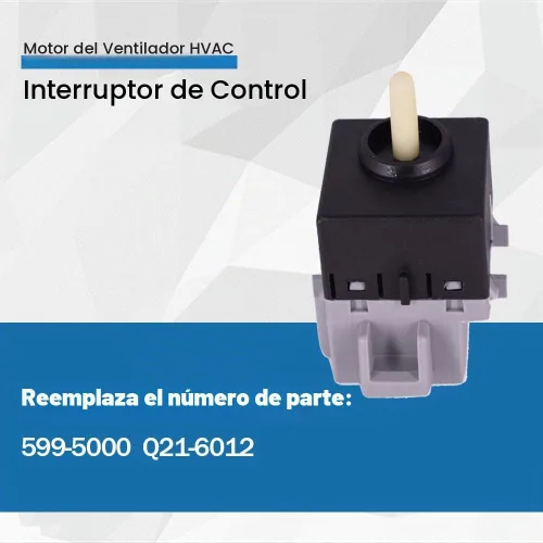 Vista 3 de Interruptor de control del motor del ventilador HVAC para Peterbilt 384 2008-2015 Reemplazar 599-5000 Q21-6012