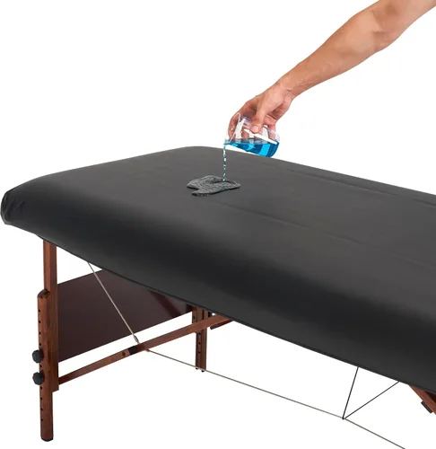 Vista 5 de Master Massage Cubierta de mesa de masaje de cuero de vinilo PU, 1 unidad, azul rey
