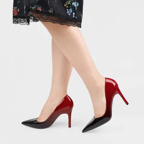 Vista 6 de JOY IN LOVE Zapatos de tacón medio con punta para mujer