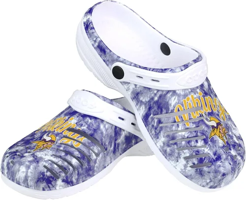 Vista 82 de FOCO NFL Womens NFL Team Logo Cloudie Garden Water Sandals Shoes Slipper Clogs with Strap