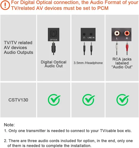Vista 9 de Coby Altavoz de TV inalámbrico para personas mayores y personas con problemas auditivos - Amplificador de audio de TV portátil con Bluetooth, rango