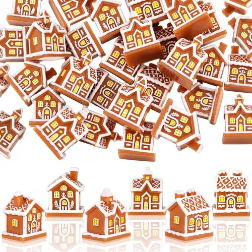 Vista 8 de RoundFunny 50pcs miniatura Navidad Belén Resina Sagrada Familia con pesebre