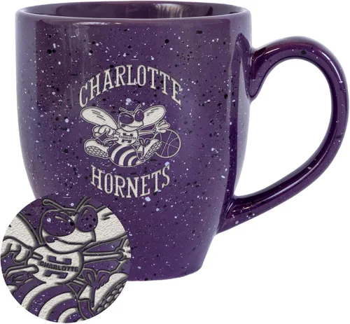 Vista 62 de Rico Industries NBA 16 oz Team Color Laser Engraved Speckled Ceramic Coffee Mug 3-Color del