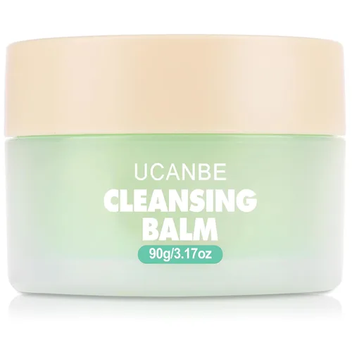Vista 8 de UCANBE Bálsamo limpiador de maquillaje, bálsamo limpiador de 3.17 onzas + 4 paños desmaquillantes de gran tamaño, bálsamo limpiador de maquillaje
