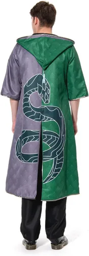 Vista 4 de Disfraz de mago para cosplay, capa de bruja, capa para fanáticos de la casa, uniforme escolar, Halloween, unisex