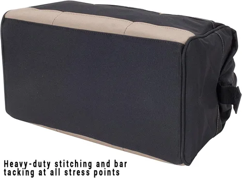 Vista 3 de CLC Custom Leathercraft 1165 bolsa grande de boca ancha, 22 bolsillos