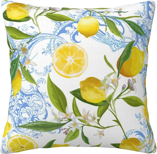 Vista 17 de Funda de cojín cuadrada de felpa corta súper suave para decoración del hogar, con cremallera invisible, 18 x 18 pulgadas, sin relleno, temática