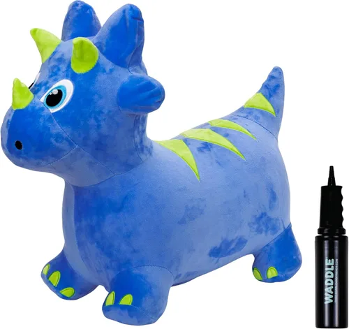 Vista 16 de Waddle Bouncy Hopper Patinete Juguete Inflable de Salto, Para Interiores y Exteriores para Niños Pequeños y Niños, Niños y Niñas de 2 Años