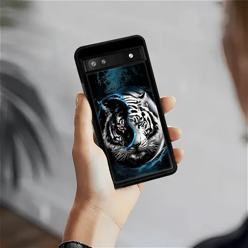 Vista 317 de Compatible con Google Pixel 4A 5G Mobile Case Creative Acrylic Panel trasero Silicona Protección Grip especialmente diseñado para Google Pixel 4A 5G