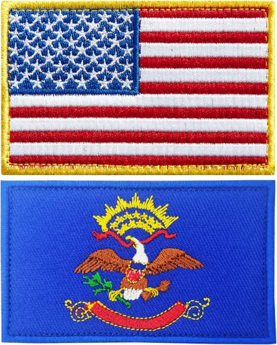 Vista 21 de stidsds Paquete de 2 parches bordados con la bandera de Estados Unidos de Alabama Alabama, bandera de Estados Unidos, bandera de Estados Unidos