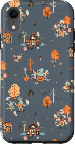 Vista 24 de iPhone 16 Disney Mickey Mouse & Pals Spooky Cute Halloween Scenes Case