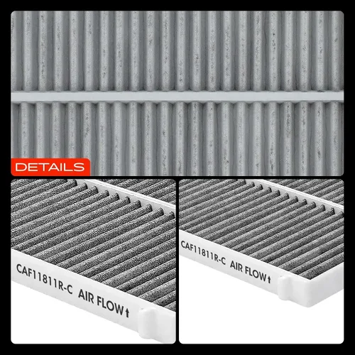 Vista 8 de A-Premium Filtro de aire de habitáculo con carbón activado compatible con vehículos Mazda - 3 2014-2018, 6 2014-2021, CX-5 2013-2022