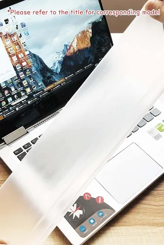 Vista 4 de Paquete de 2 protectores de película, compatibles con FUJITSU CELSIUS H920 de 17.3 pulgadas, funda protectora de silicona para teclado