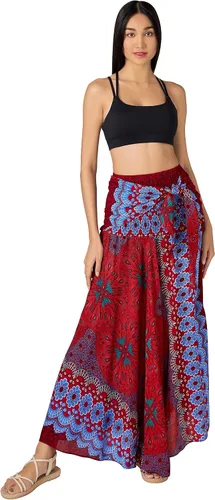 Vista 4 de Joob Joob Faldas largas boho para mujer - Falda de verano bohemia hippie