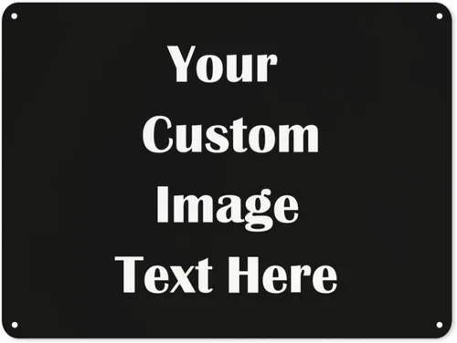Vista 17 de Letrero de metal personalizado con tu propio texto o imagen, texto, imagen, logotipo, imagen, letreros personalizados para pared, exteriores, calle