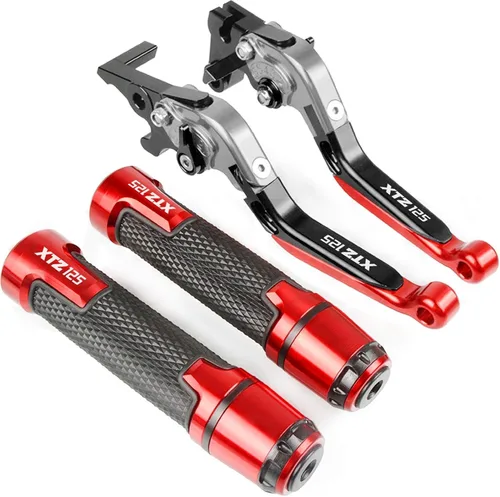 Vista 22 de Accesorios para Yamaha XTZ125 XTZ 125 2014 2015 motocicleta Racing accesorios CNC freno embrague palancas manillar mango motocicleta freno embrague