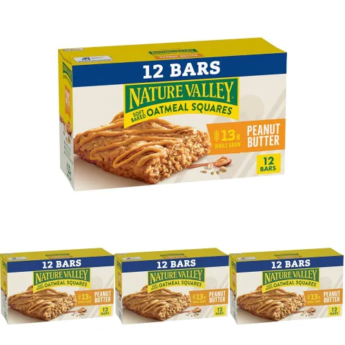 Vista 7 de Nature Valley – Cuadros de avena horneados suavemente, canela y azúcar moreno, 6 unidades, 7.44 OZ