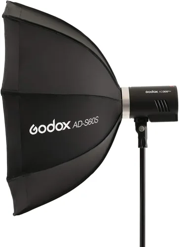 Vista 6 de Godox AD-S60S - Caja de luz portátil de 23,6 pulgadas/23.6 in Godox para AD300Pro ML60II ML60IIBi ML30 ML30Bi Luz para fotografía retrato