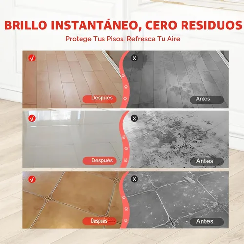 Vista 6 de Floor Cleaning Solution Compatible with Roborock Q5/Q7/Q8/S7/S8/Qrevo Series, All Robot Vacuums & Wet Dry Vacuum, Floor Cleaner for Mopping, 2