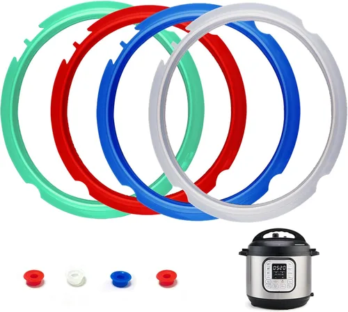 Vista 12 de Paquete de 3 anillos de sellado de 6 cuartos para anillos de sellado instantáneo de ollas de repuesto para sello instantáneo de olla de 5/6 cuartos
