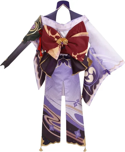 Vista 7 de CR ROLECOS Genshin Impact Cosplay Costume Outfit Halloween Party Suit